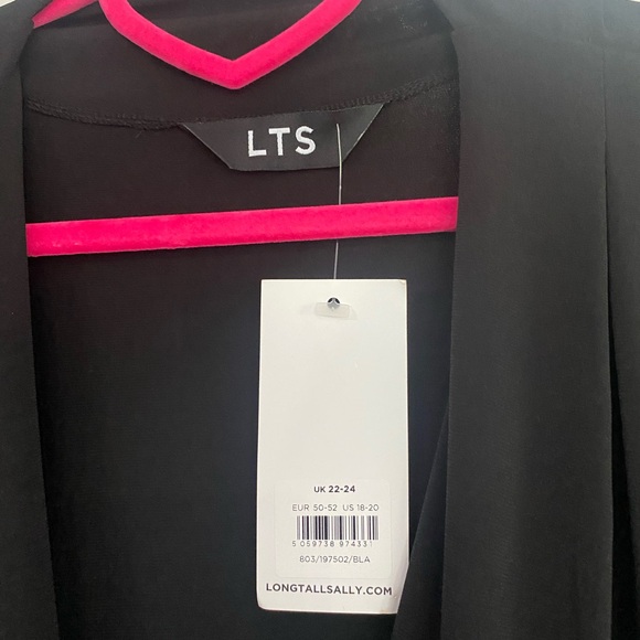 NWT LTS deep v belted jumpsuit - Picture 3 of 8